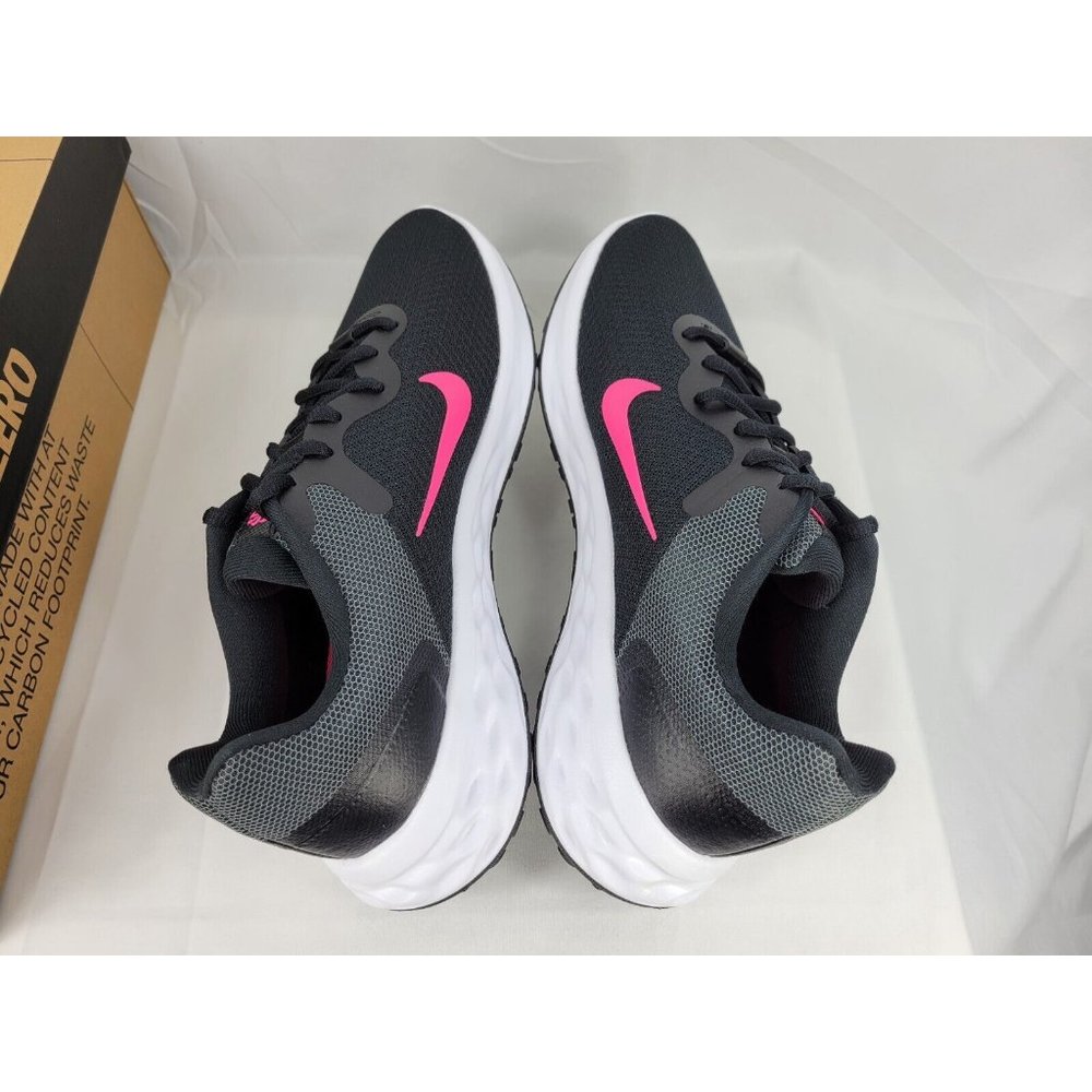 Nike Revolution 6 Next Neture Black Hyper Pink Shoes Womens Size 9.5 DC3729-002 - Picture 9 of 10